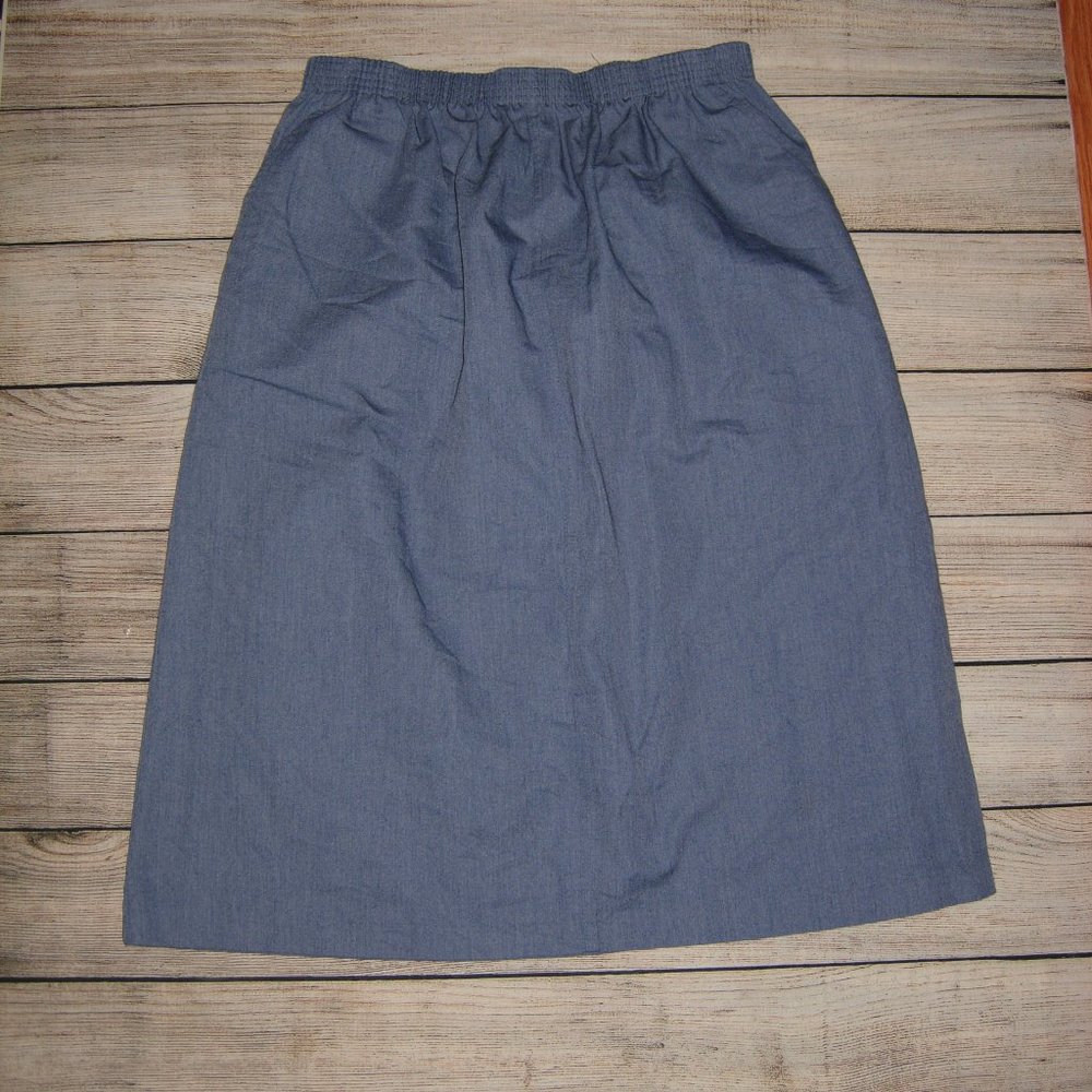 BonWorth Blue Midi Skirt